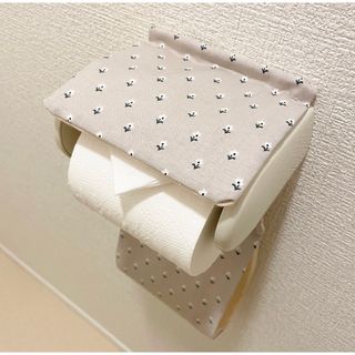 【北欧風】トイレットペーパーホルダーカバー(トイレ収納)