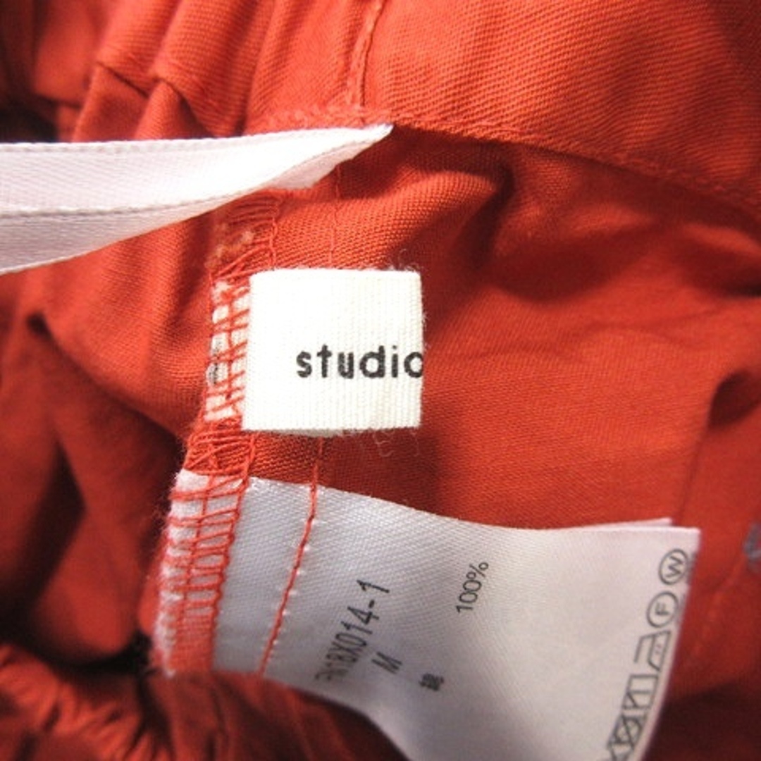 STUDIO CLIP(スタディオクリップ)のスタディオクリップ フレアスカート ギャザー ロング M 茶 レンガ色 /YI レディースのスカート(ロングスカート)の商品写真
