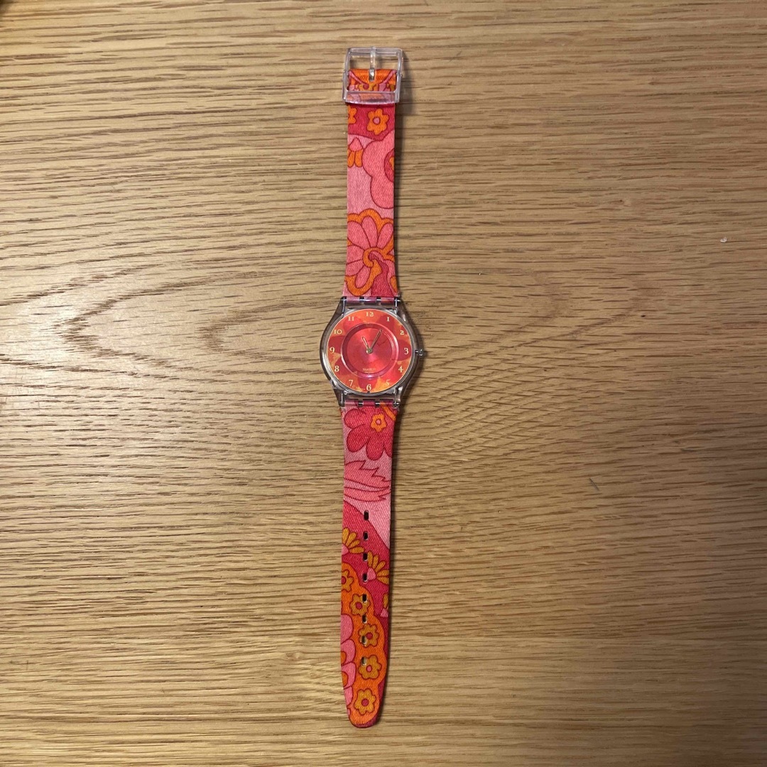 スウォッチ　スキン　花柄　ピンク　レディース腕時計　swatch skin | フリマアプリ ラクマ