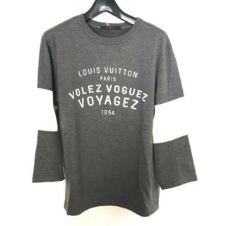 <br>LV ルイ・ヴィトン/フロントロゴプリント ロングスリーブTシャツ/RM162M CMS HAY03W/XL/ルイ・ヴィトン/Aランク/69