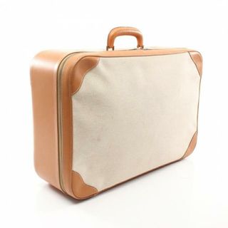 エルメス(Hermes)の トラベルバッグ トランクケース トワルアッシュ ヴァッシュ ベージュ ライトブラウン ゴールド金具 ○U刻印(その他)