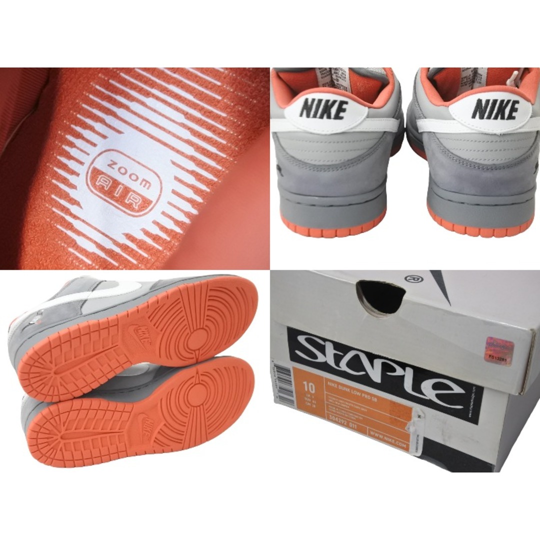 NIKE(ナイキ)の新品同様 NIKE ナイキ スニーカー SB Dunk Low Staple NYC Pigeon ダンク ロー ステイプル ピジョン 28CM 304292-011 中古 56661 レディースの靴/シューズ(ブーツ)の商品写真