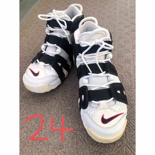 ナイキ　NIKE  AIR MORE UPTEMPOスニーカー24cm(スニーカー)