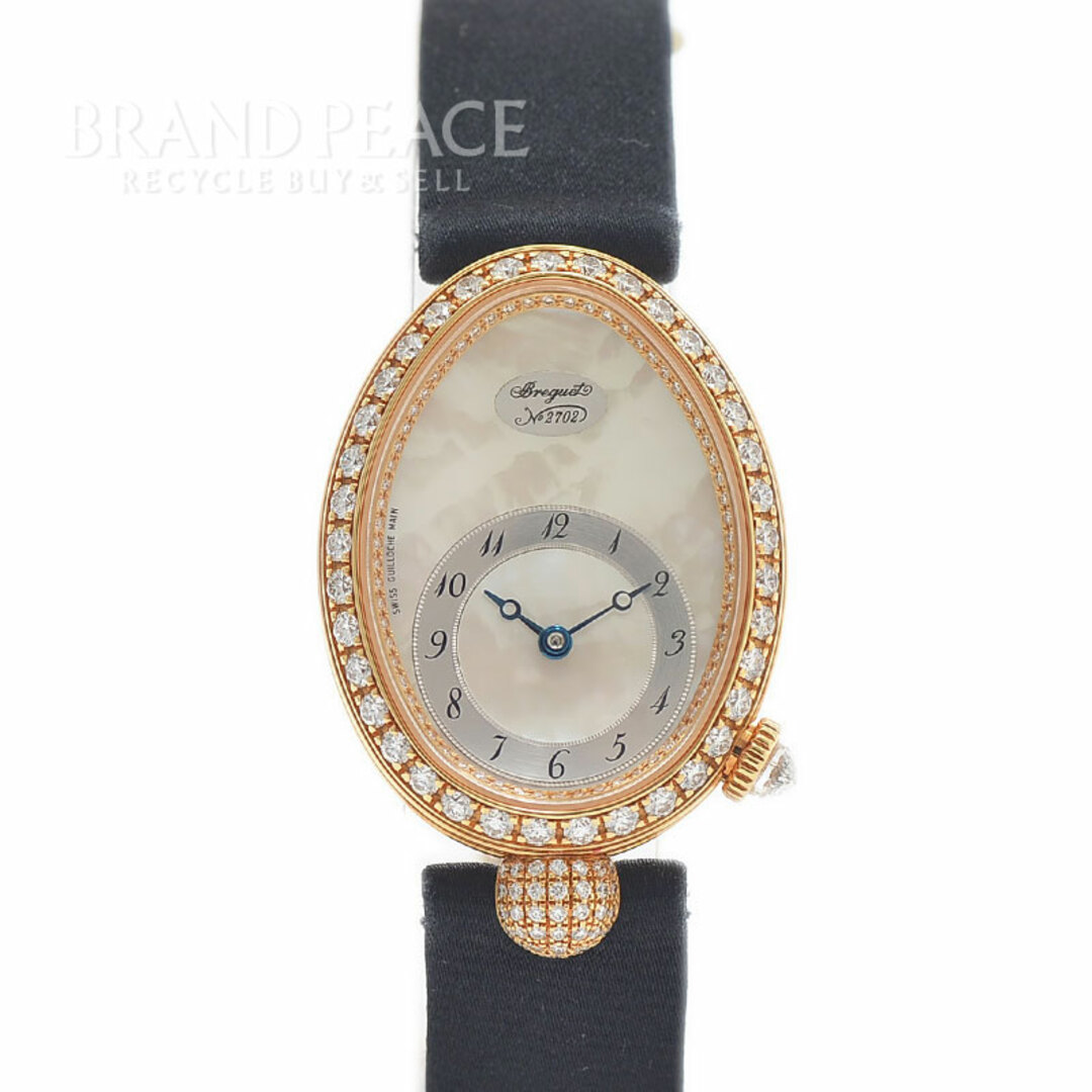 Breguet(ブレゲ)のブレゲ クィーンオブネイプルズ レディース ダイヤベゼル シェル文字盤 K18Y レディースのファッション小物(腕時計)の商品写真