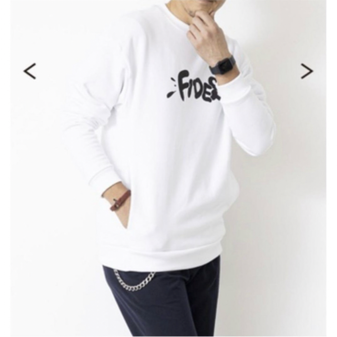 フィデスFIDES　GRAFFITI LOGO CREW NECK SWEAT