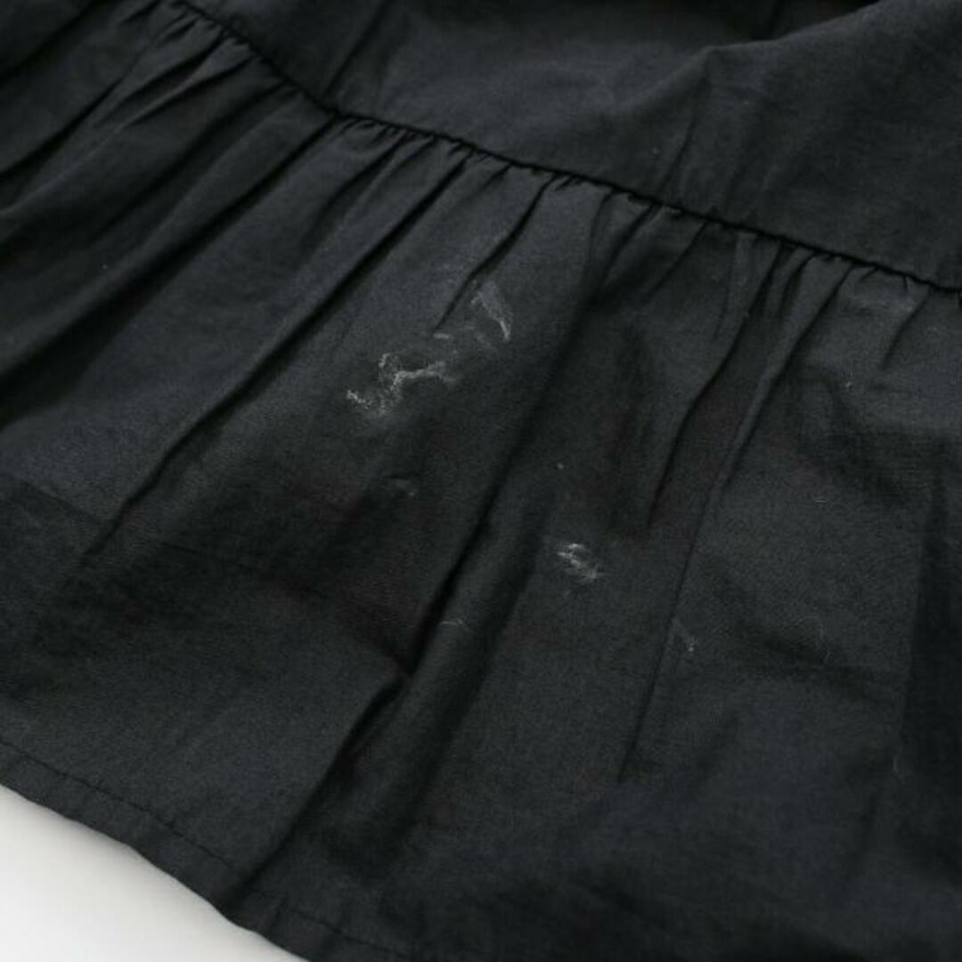 Merlette(マーレット)のSOLIMAN DRESS ソリマン ティアード ワンピース コットン ブラック レディースのワンピース(ひざ丈ワンピース)の商品写真