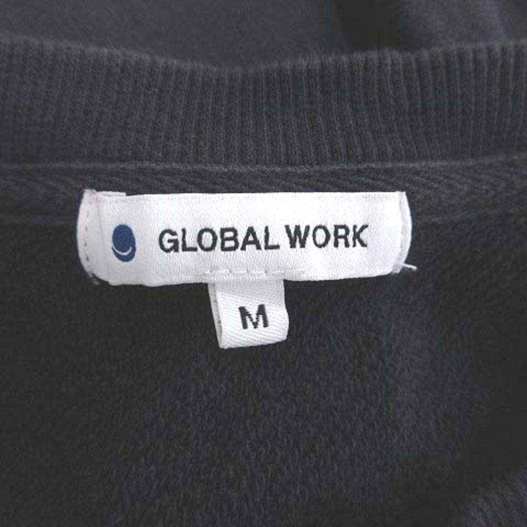 GLOBAL WORK(グローバルワーク)のグローバルワーク トレーナー スウェット 長袖 プリント クルーネック M 紺 レディースのトップス(トレーナー/スウェット)の商品写真