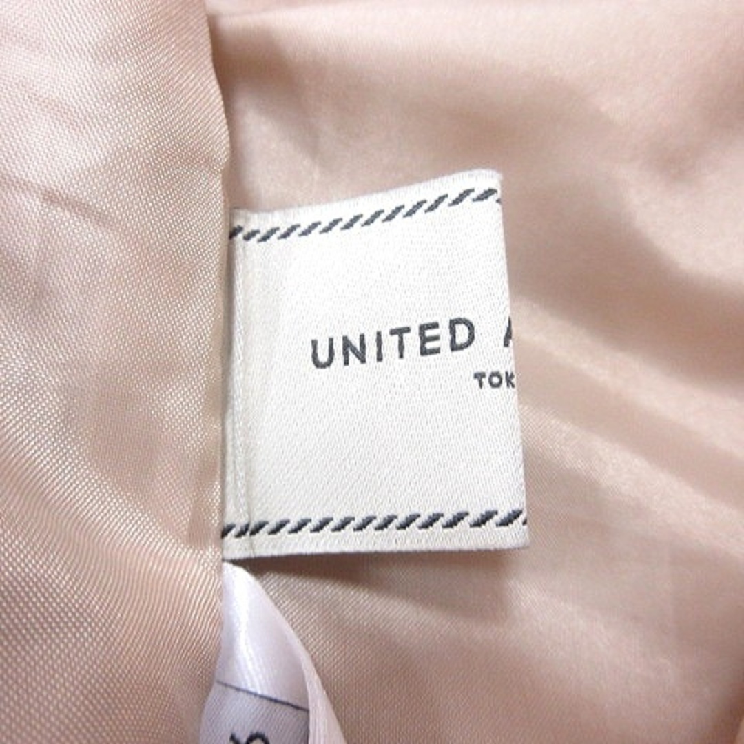 UNITED ARROWS(ユナイテッドアローズ)のユナイテッドアローズ タイトスカート ひざ丈 ツイード ラメ 36 ベージュ レディースのスカート(ひざ丈スカート)の商品写真
