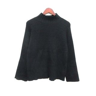 マウジー(moussy)のmoussy ニット セーター ハイネック 長袖 FREE 黒 ブラック /YK(ニット/セーター)