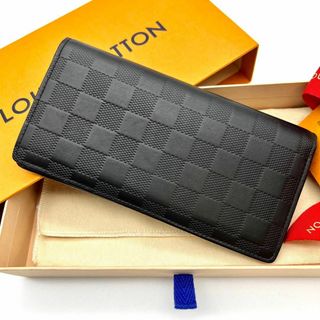 LOUIS VUITTON - 極美品 ダミエ アンフィニ ポルトフォイユ ブラザ 長 ...