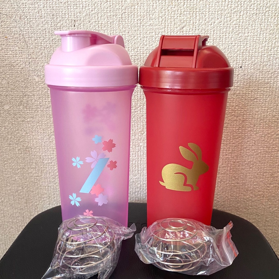 MYPROTEIN - マイプロテイン シェイカー600ml×2本（桜＆うさぎ）の通販 ...