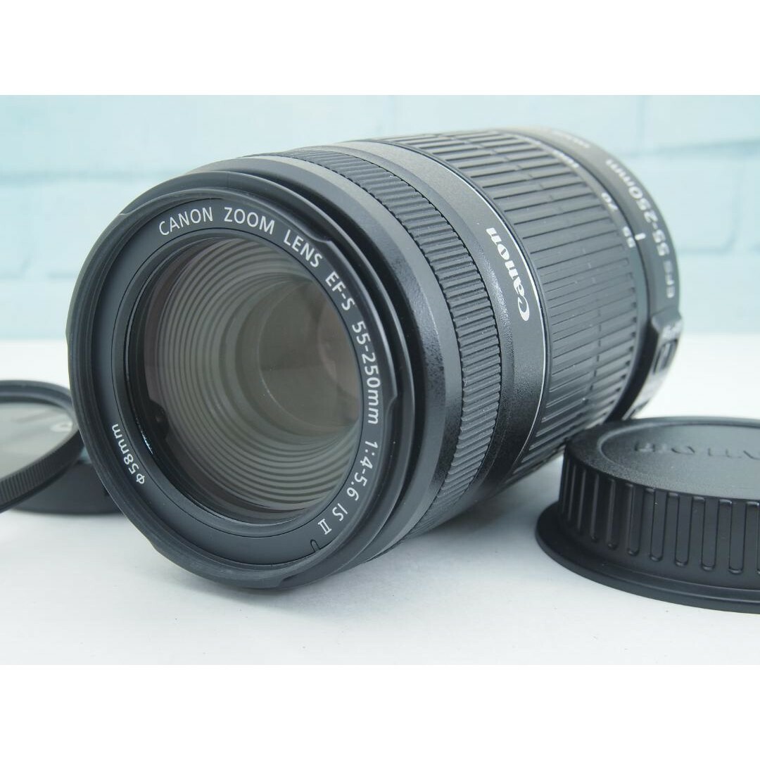 Canon EF-S 55-250mm IS Ⅱ❤手振れ補正❤望遠レンズ 大人気