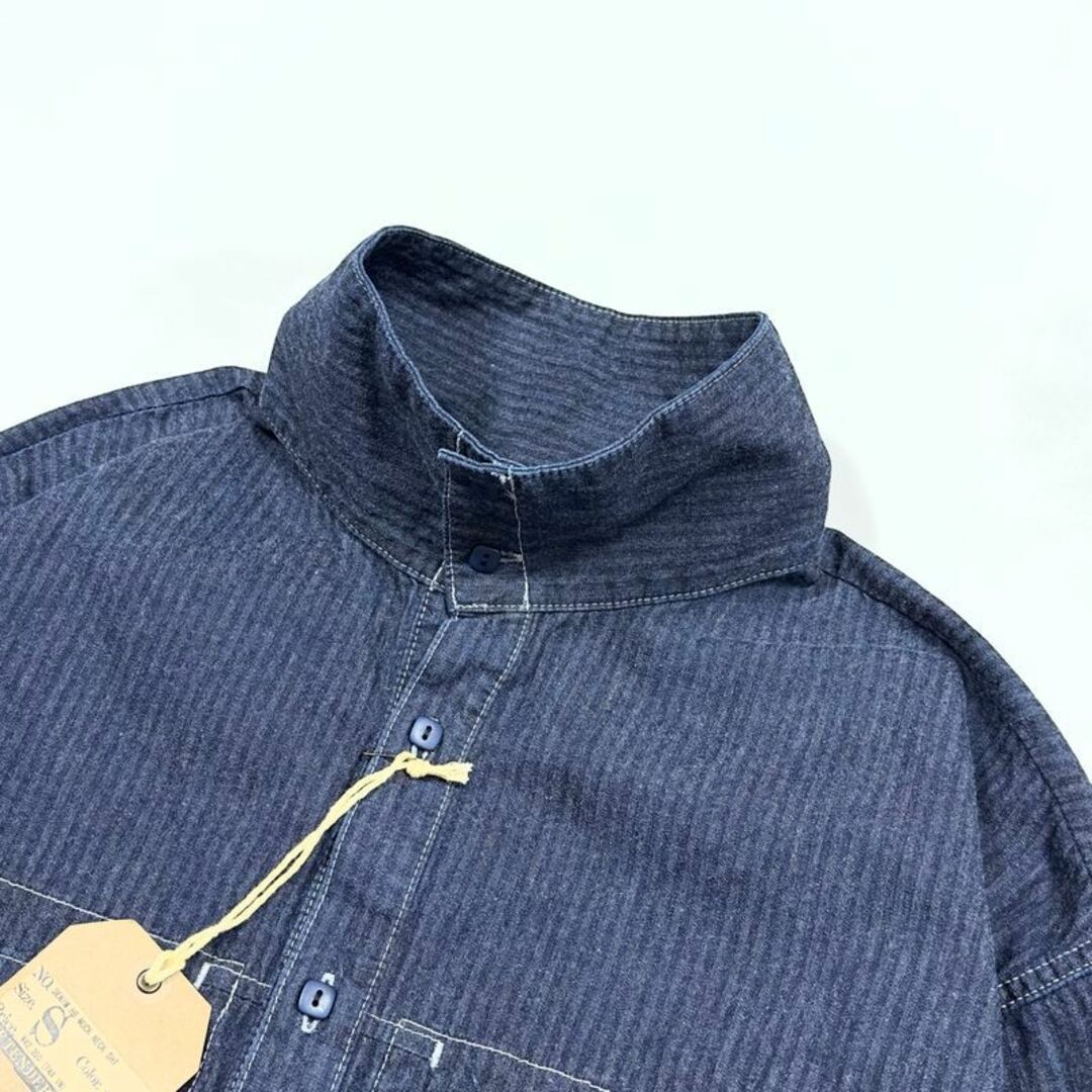 23SS TENDERLOIN DENIM HB MOCK NECK SHT S-