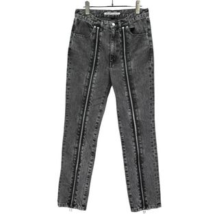 JOHN LAWRENCE SULLIVAN ジョンローレンスサリバン Rigid denim zipped pants リジッドデニムジップパンツ JLS-02-19 ブラック