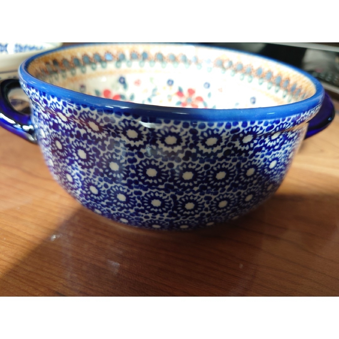 ポーリッシュポタリー/Polish Pottery オーバル皿　大　新品　完売品