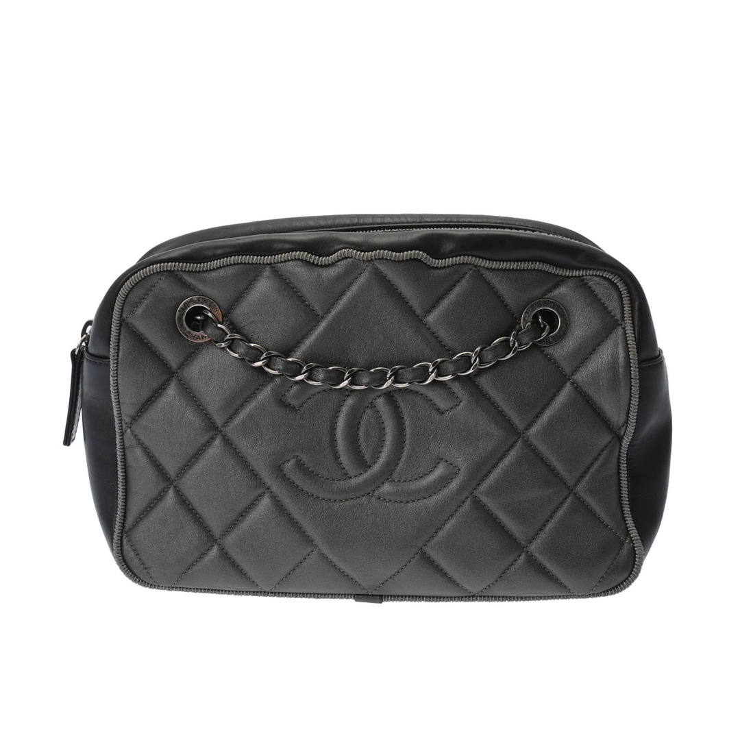 CHANEL シャネル チェーンショルダー グレー