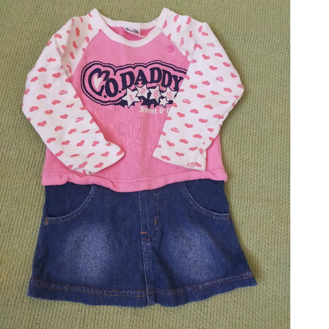 daddy oh daddy(ダディオーダディー)のダディオーダディー　90cmワンピース キッズ/ベビー/マタニティのキッズ服女の子用(90cm~)(ワンピース)の商品写真