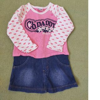 ダディオーダディー(daddy oh daddy)のダディオーダディー　90cmワンピース(ワンピース)