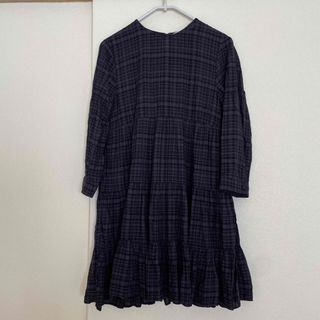 ザラ(ZARA)のZARA チェック柄ミニワンピースXS(ミニワンピース)