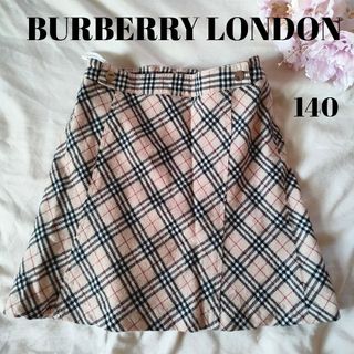 バーバリー(BURBERRY)のBURBERRY LONDON　女の子　140　ノバチェック　スカート　ウール(スカート)