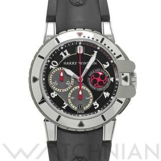 ハリーウィンストン(HARRY WINSTON)の中古 ハリー ウィンストン HARRY WINSTON 410/MCA44WZC.K ブラック /グレー メンズ 腕時計(腕時計(アナログ))