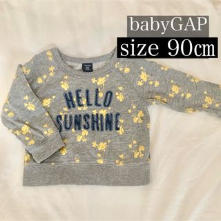 ベビーギャップ(babyGAP)のベビーギャップ90㎝花柄トレーナー(Tシャツ/カットソー)