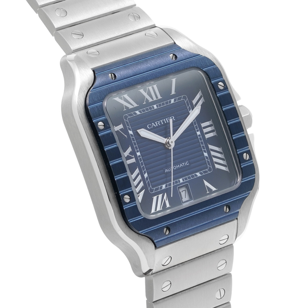 中古 カルティエ CARTIER WSSA0048 ブルー メンズ 腕時計