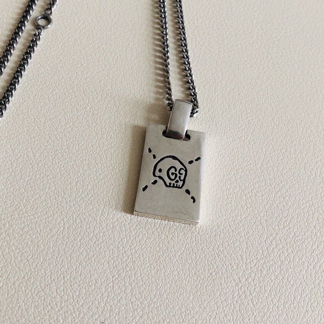 美品お得品 GUCCI グッチ ネックレス ゴースト トップ GG スカル | フリマアプリ ラクマ