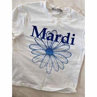 マルディメクルディ クロップドTシャツ レディース ホワイト ショート丈 韓国