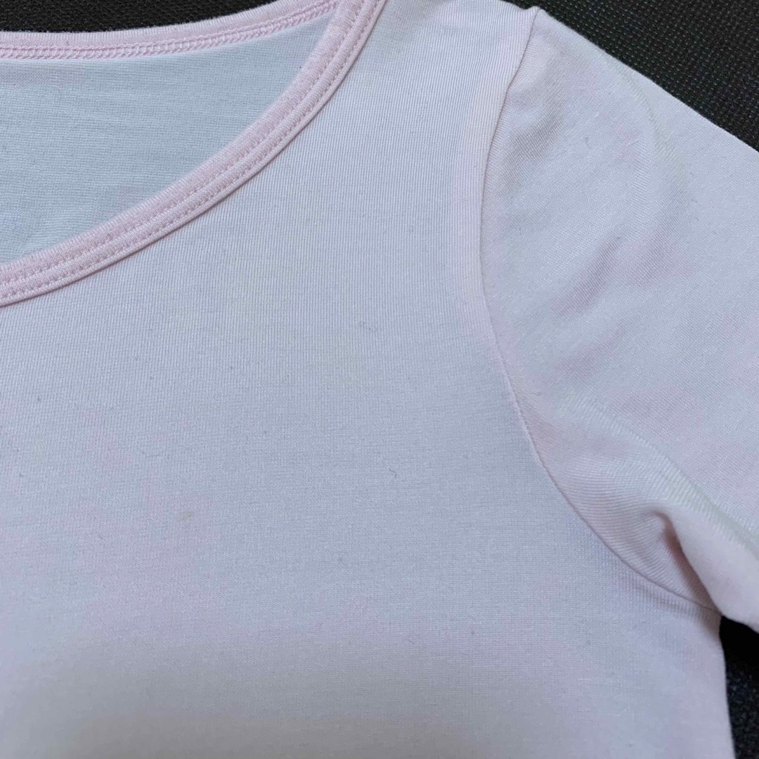 UNIQLO(ユニクロ)のUNIQLO ユニクロ 110 半袖シャツ 3枚セット キッズ/ベビー/マタニティのキッズ服女の子用(90cm~)(下着)の商品写真
