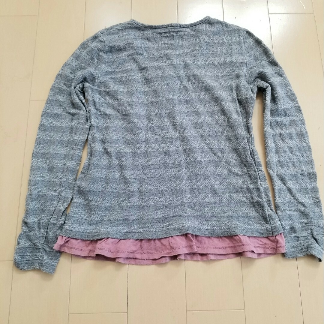 ikka(イッカ)のlkka☆キッズ女の子トップス　長袖　ロンTシャツ キッズ/ベビー/マタニティのキッズ服女の子用(90cm~)(Tシャツ/カットソー)の商品写真