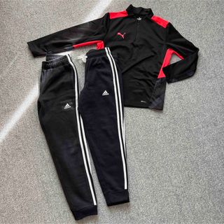 アディダス(adidas)のトレーニングウェアセット 140 adidas puma まとめ売り トップ (その他)