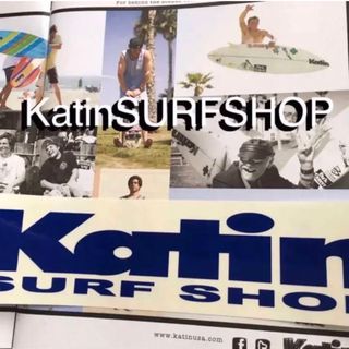 ロキシー(Roxy)のKatinケーティンサーフ限定カスタムトランクスSURF bigバナーステッカー(サーフィン)