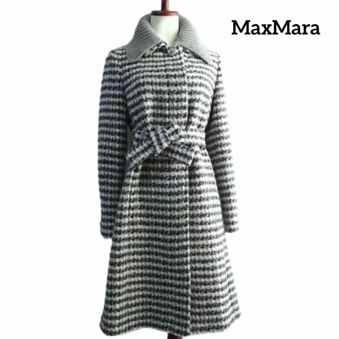 Max Mara - 美品❤️マックスマーラ 2way✨付け襟✨千鳥格子ツイード ...