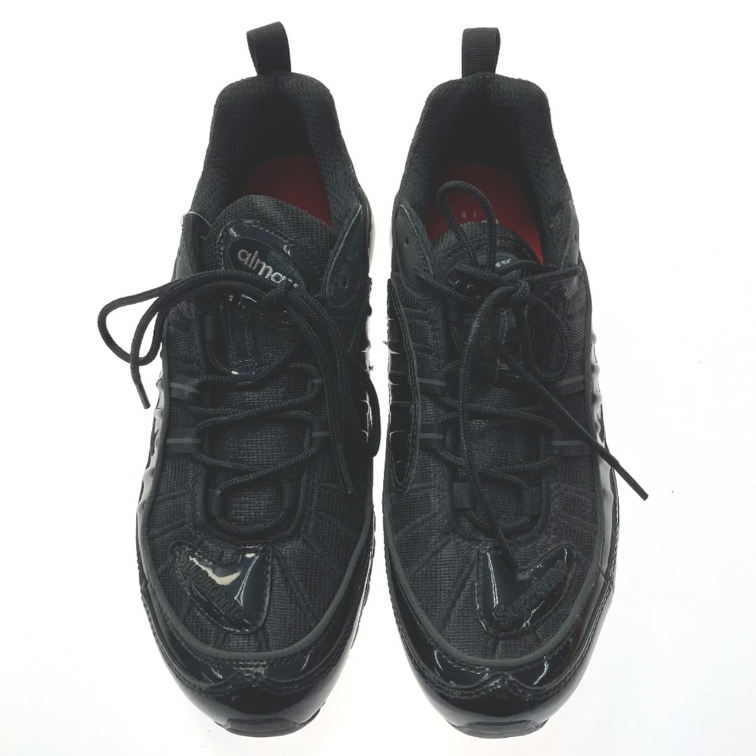 ☆☆NIKE ナイキ AIR MAX98 SUPREME スニーカー 844694-001 ブラック SIZE 27.5cm メンズ 箱付き