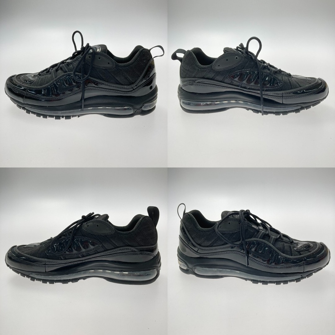 ☆☆NIKE ナイキ AIR MAX98 SUPREME スニーカー 844694-001 ブラック SIZE 27.5cm メンズ 箱付き