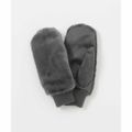 【DARK GRAY】SERGIO DE ROSA AKE FUR MITTEN