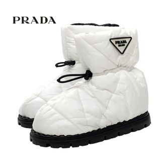 プラダ PRADA ブーツ ショートブーツ スノーブーツ 靴 シューズ ロゴ