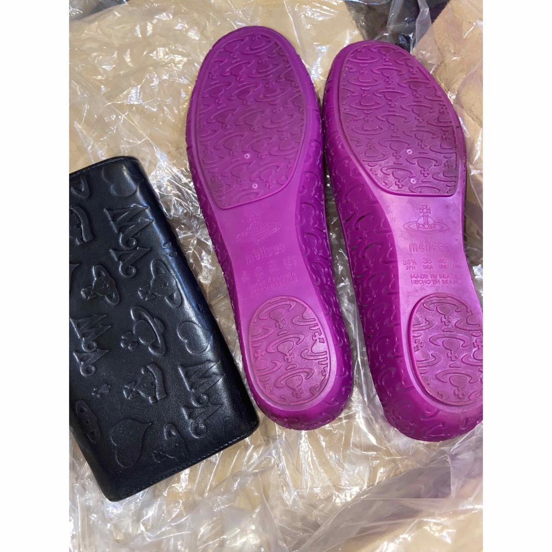 melissa(メリッサ)のvivienne westwood 長財布　メリッサ25.5㎝　セット　分売不可 レディースの靴/シューズ(ハイヒール/パンプス)の商品写真