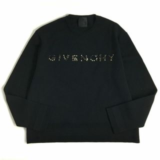 極美品 GIVENCHY ダメージ加工 クルーネック 長袖 ニット セーター