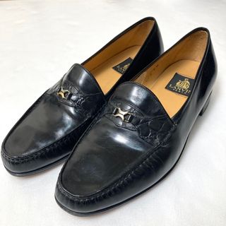 ランバン(LANVIN)のLANVIN Paris クロコダイル切り替え ローファー 革靴(ドレス/ビジネス)