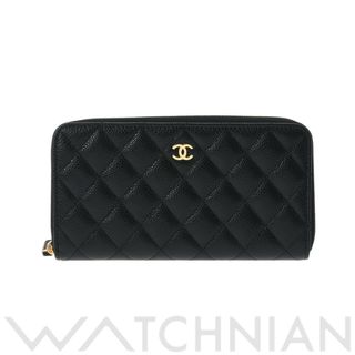 シャネル(CHANEL)の新品 シャネル CHANEL AP0242  ランダム品番 レディース 長財布 マトラッセ ブラック /ゴールド金具 グレインドカーフスキン(財布)