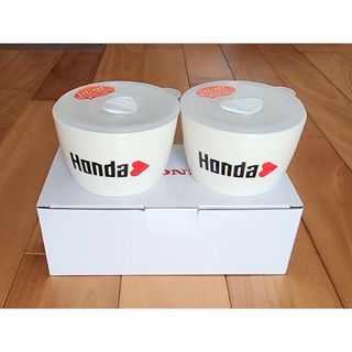 ホンダ(ホンダ)のHONDA　ホンダ　HONDAハート　耐熱食器　蓋付き容器　2個入り　新品(食器)