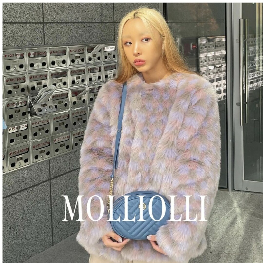 完売品 新品 molliolli モリオリ ファーコート