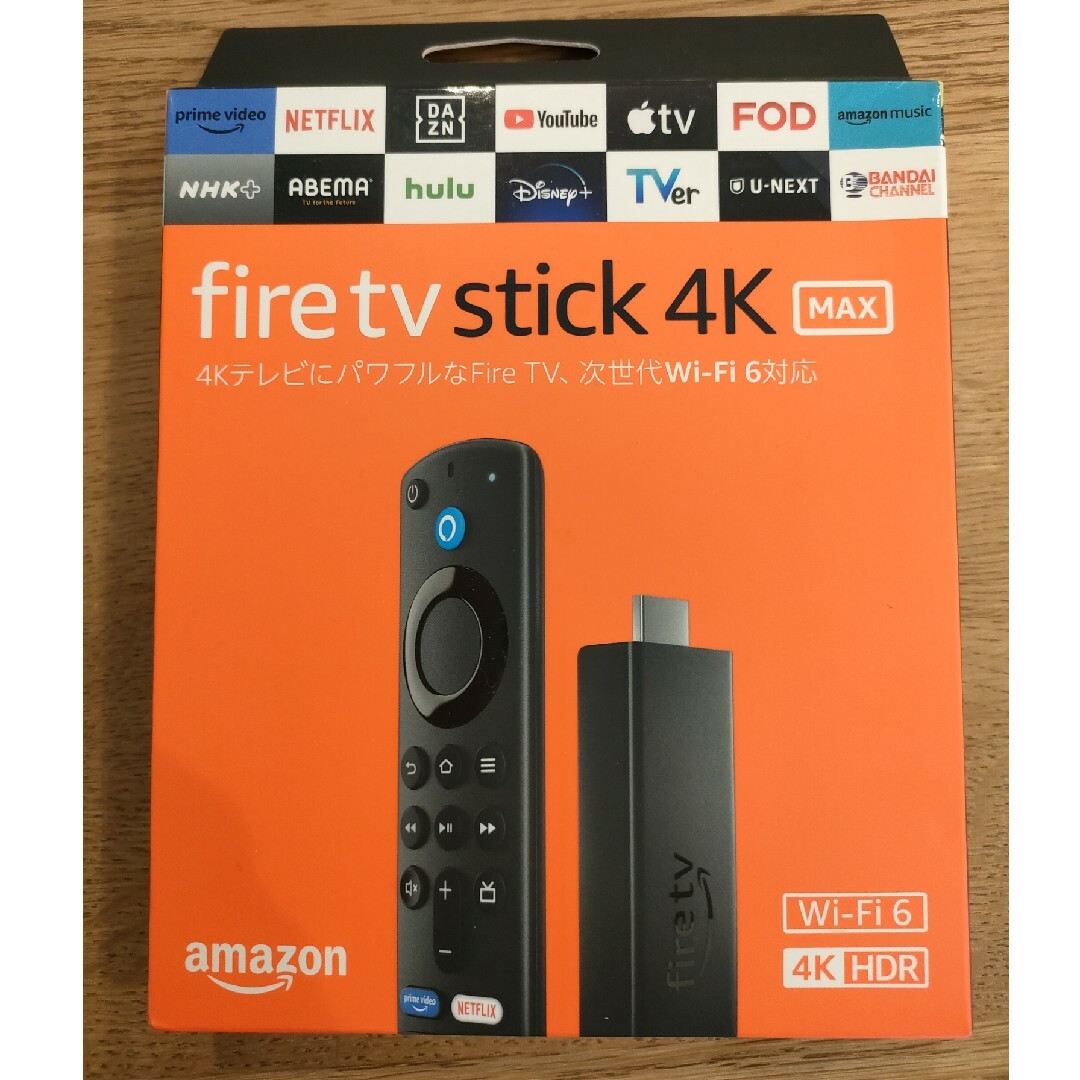 Amazon(アマゾン)のfire tv stick 4K MAX スマホ/家電/カメラのテレビ/映像機器(その他)の商品写真