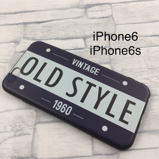 スマホケース 新品未使用 ナンバープレート ロゴ 英字 英語(iPhoneケース)