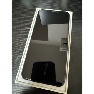 アイフォーン(iPhone)の【美品】iPhone Xs 256GB スペースグレイSIMフリー、液晶ガラス付(スマートフォン本体)
