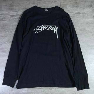 ステューシー メンズのTシャツ・カットソー(長袖)（ブラック/黒色系 ...