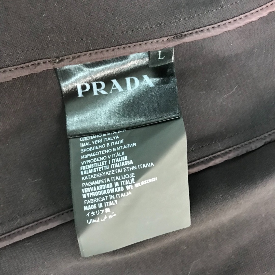 PRADA(プラダ)のプラダ PRADA アパレル アウター 長袖 プラダ スポーツ ジップアップ パーカー コットン ダークブラウン レディースのトップス(パーカー)の商品写真