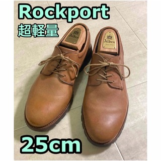 ロックポート(ROCKPORT)のRockportロックポートレースアップレザーシューズ25cm革靴ビジネス撥水有(ドレス/ビジネス)